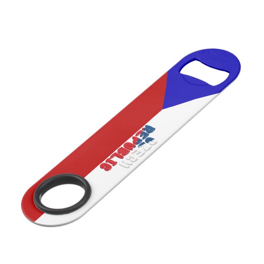 Drapeau tchèque (Devant angulaire)