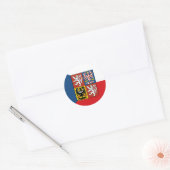 Drapeau tchèque & autocollants de mode République (Enveloppe)