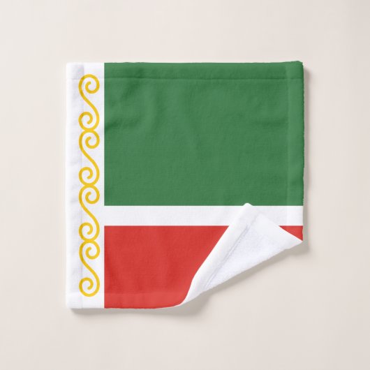 Drapeau tchétchène (Gant de toilette)
