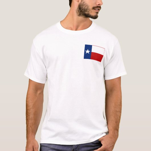 Drapeau texan + T-shirt Carte (Devant)
