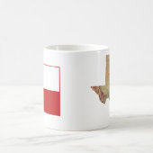 Drapeau texan + Tasse de carte (Centre)