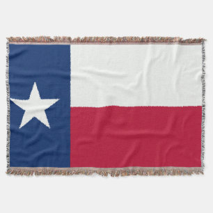 Drapeau Texas Jeter une couverture