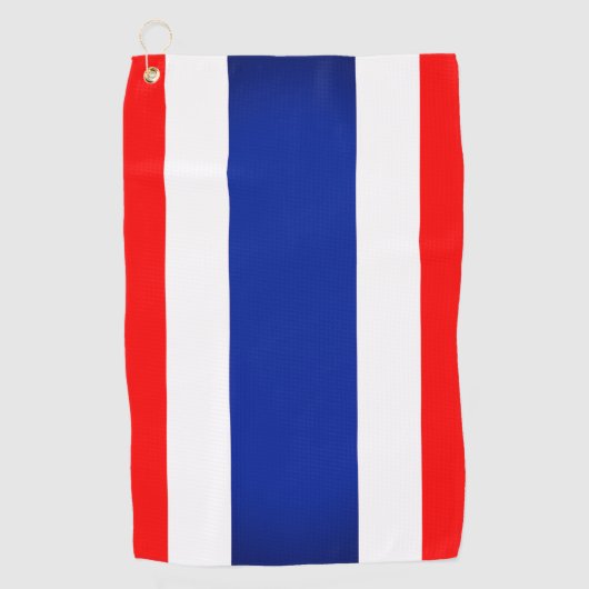 Drapeau thaïlandais serviette de golf (Devant)