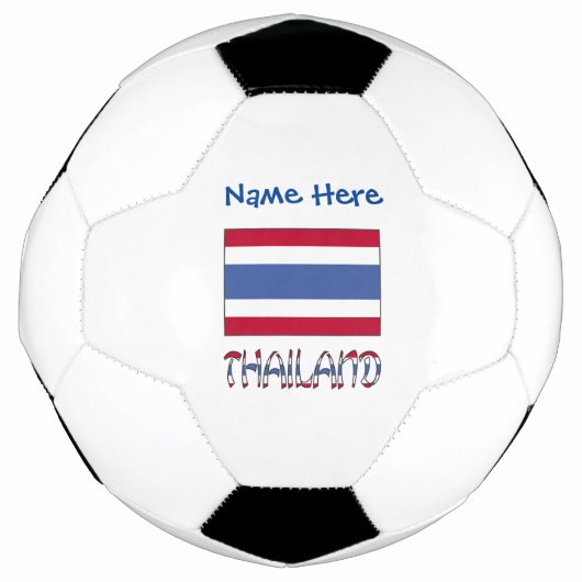 Drapeau thaïlandais thaï bleu nom personnalisé (Devant)