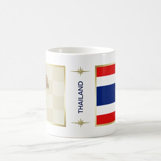 Drapeau Thaïlande + Plan Mug (Centre)