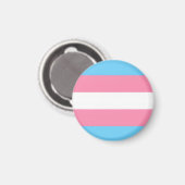 drapeau trans sur aimant (Recto/Verso)