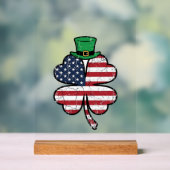 Drapeau Trèfle Vintage Fête de la Saint-Patrick (Neutre)