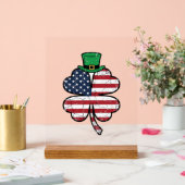 Drapeau Trèfle Vintage Fête de la Saint-Patrick (Mariage)