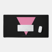 Drapeau triangle rose de SlipperyJoe's symbole ros (Clavier et souris)