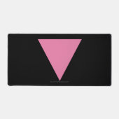 Drapeau triangle rose de SlipperyJoe's symbole ros (Recto)