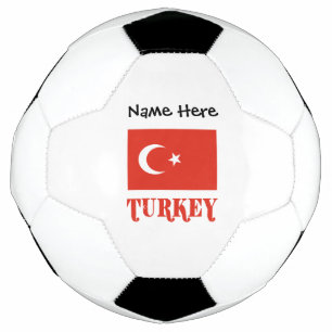 Drapeau Turc Personnalisé Nom Turquie