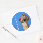 Drapeau Turquie Sticker (Enveloppe)