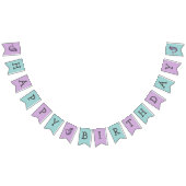 Drapeau Turquoise de la fête de la sirène (Tout)