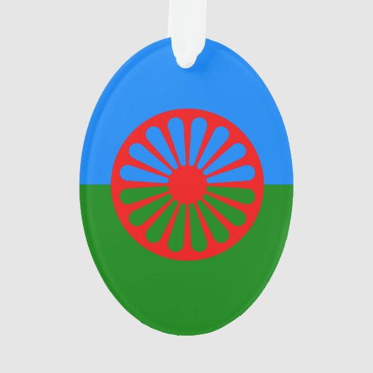 Drapeau tzigane romani (dos)