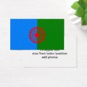 Drapeau tzigane romani officiel (Bureau)