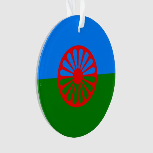 Drapeau tzigane Romany (devant)