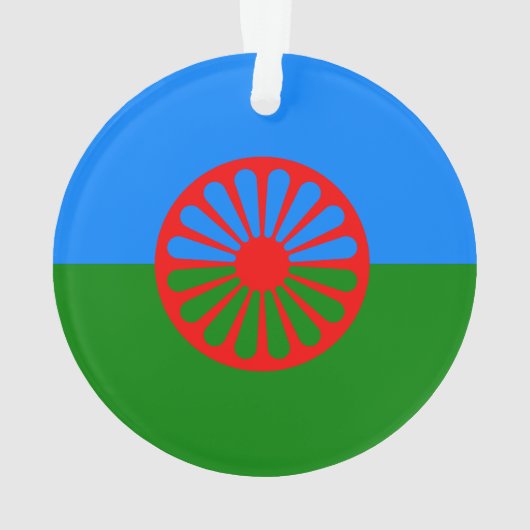 Drapeau tzigane Romany (dos)