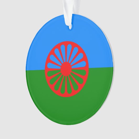 Drapeau tzigane Romany (devant)