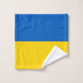 Drapeau Ukraine (Gant de toilette)