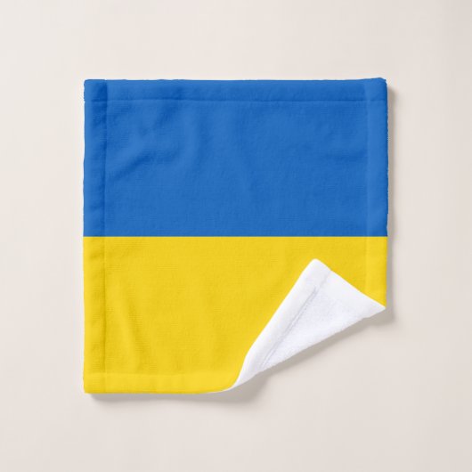 Drapeau ukrainien (Gant de toilette)