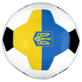 Drapeau ukrainien - Armoiries (Tourné)