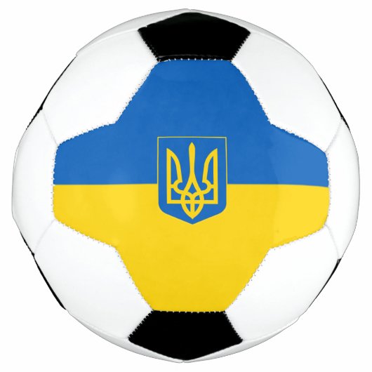Drapeau ukrainien - Armoiries (Devant)