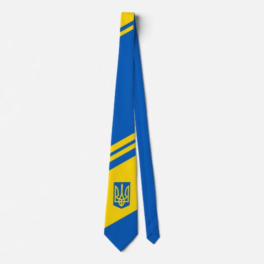 Drapeau ukrainien. Armoiries. Cravate Truzyb (Devant)