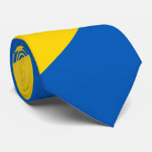 Drapeau ukrainien. Armoiries. Cravate Truzyb (Roulé)