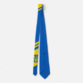 Drapeau ukrainien. Armoiries. Cravate Truzyb (Dos)