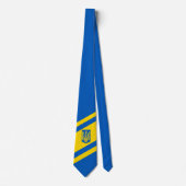 Drapeau ukrainien. Armoiries. Truzyb. Cravate (Devant)