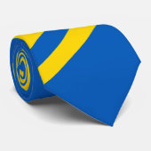 Drapeau ukrainien. Armoiries. Truzyb. Cravate (Roulé)