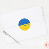 Drapeau ukrainien & Autocollants Ukraine / sports (Enveloppe)