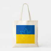 Drapeau ukrainien bleu et jaune | Sac fourre-tout  (Dos)