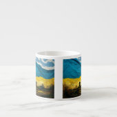 Drapeau ukrainien de Vincent van Gogh Espresso Mug (Devant)