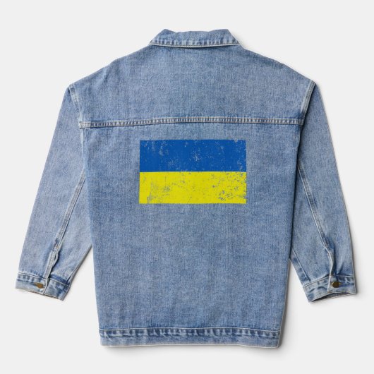 Drapeau ukrainien déchiré (Verso)