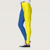 Drapeau ukrainien jaune bleu leggings (Gauche)