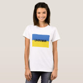 drapeau ukrainien T-shirt (Devant entier)