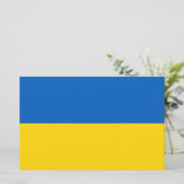Drapeau ukrainien (Ukraine) Papeterie (Debout devant)
