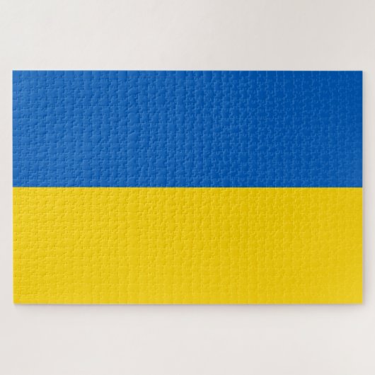 Drapeau ukrainien (Ukraine) Puzzle (Horizontal)