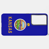 Drapeau ultra Coque Samsung Galaxy S21 du Kansas (Côté gauche)