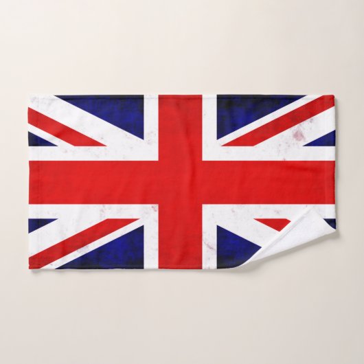 Drapeau Union Jack britannique (Serviette à main)