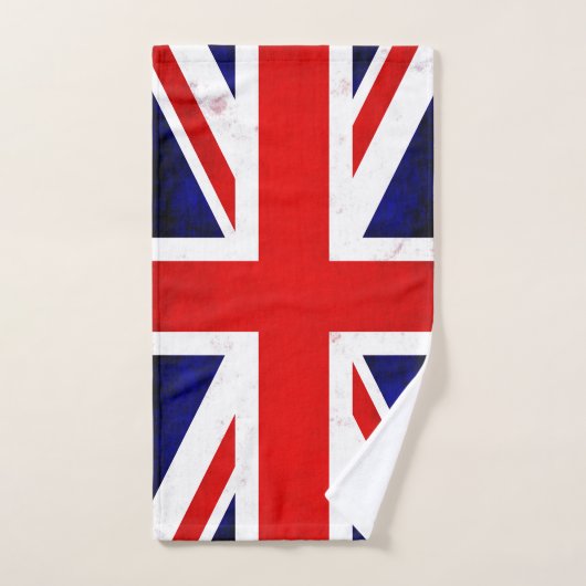 Drapeau Union Jack britannique (Serviette à main)