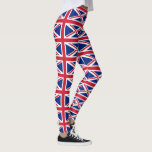Drapeau Union Jack / Britanniques Leggings<br><div class="desc">Légendes avec drapeau du Royaume-Uni de Grande-Bretagne et d'Irlande du Nord (Union Jack)</div>