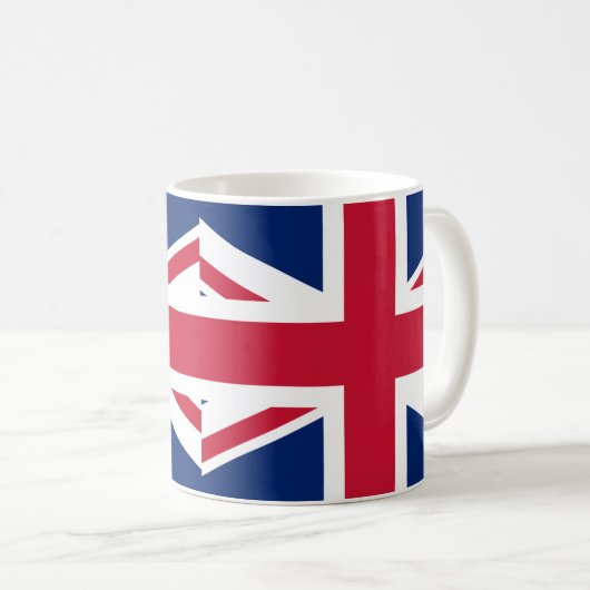 Drapeau Union Jack Coffee Mug (Devant droit)