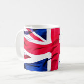 Drapeau Union Jack 'Cool Britannia' Mug classique (Devant gauche)