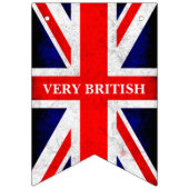 DRAPEAU UNION JACK - style grunge 1 + Texte (Deuxième drapeau)
