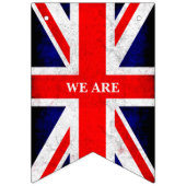 DRAPEAU UNION JACK - style grunge 1 + Texte (Troisième drapeau)