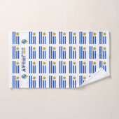 Drapeau uruguayen (Serviette à main)
