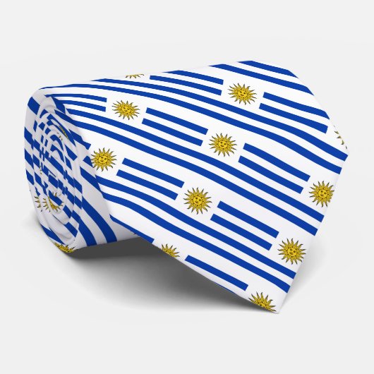 Drapeau uruguayen Cravate (Roulé)