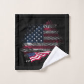 Drapeau USA (Gant de toilette)
